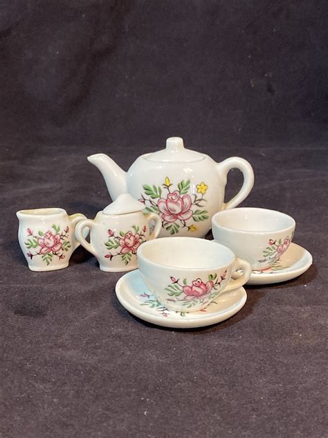 miniature tea set antique